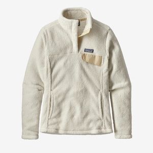 Creme Patagonia women’s re-tool snap t fleece pull over